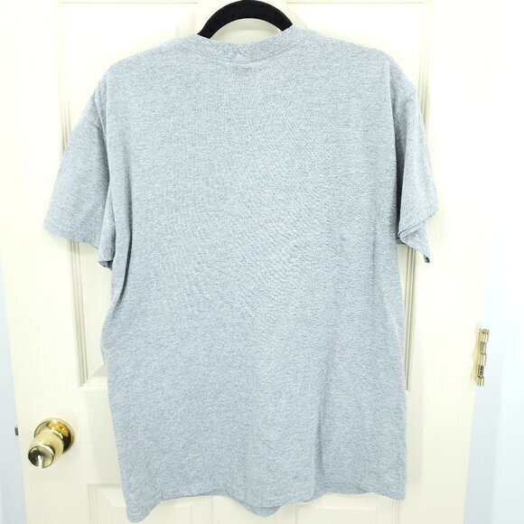 Wicked Witch University Funny Alumni Tee L Gray/Blue Short Sleeves Halloween - Picture 2 of 13